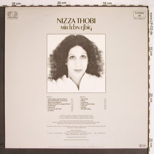 Thobi,Nizza: Mir Lebn Ejbig, Jupiter (6.24892 AS), D Typ: LP Best.-Nr.: Y9623 Preis: 7,50 Euro