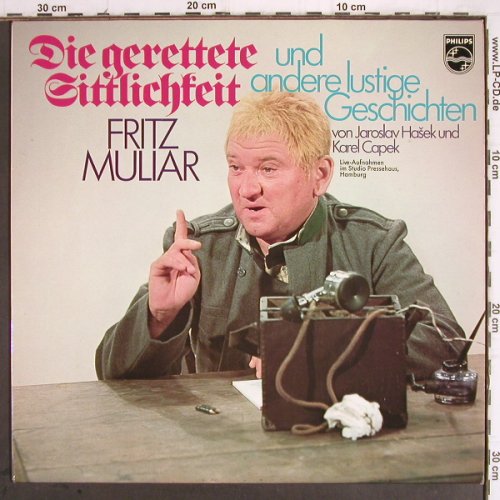 Muliar,Fritz: Die gerettete Sittlichkeit, Live HH, Philips(6305 135), D, stoc,  - LP - Y9632 - 9,00 Euro