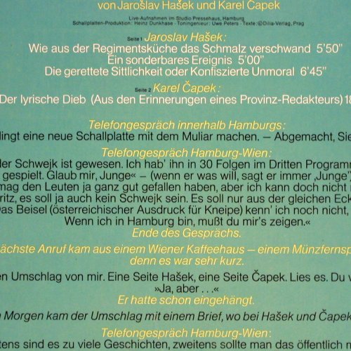 Muliar,Fritz: Die gerettete Sittlichkeit, Live HH, Philips(6305 135), D, stoc,  - LP - Y9632 - 9,00 Euro