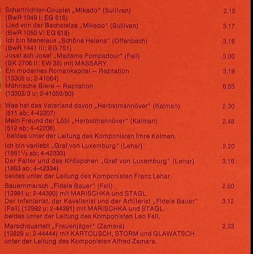 Pallenberg,Max: Serie für Liebhaber und Sammler, Discophilia(UG-P-1), D, stoc,  - LP - Y9639 - 6,00 Euro