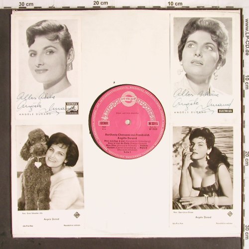 Durand,Angele: Berühmte Chansons aus Frankreich, Tempo(LP 7020), D, m-/vg+,  - LP - Y9650 - 10,00 Euro