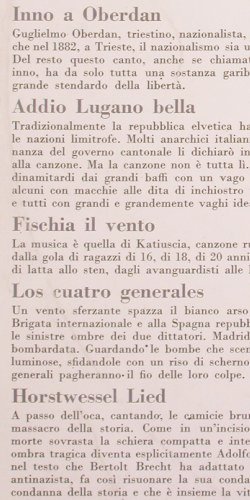 Milva: Canti della Libert, Cetra(LPB 35027), I, 1965 - LP - Y9694 - 7,50 Euro
