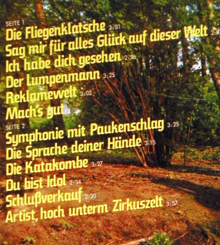 Weden,Thomas: Ich singe von meiner Welt, Philips (6305 147), D Typ: LP Best.-Nr.: Y9725 Preis: 6,00 Euro