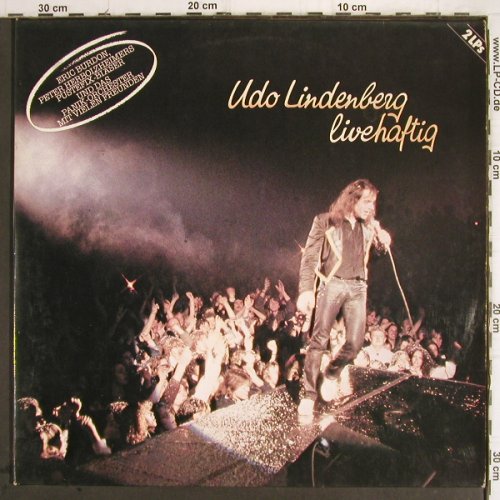 Lindenberg,Udo: Livehaftig,Foc, Telefunken (6.28475 DT), D, 1979 Typ: 2LP Best.-Nr.: Y9749 Preis: 9,00 Euro