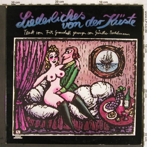 Bockelmann,Günther: Liederliches von der Küste, Bremerhafen Werbung (66.225 222), D Typ: LP Best.-Nr.: Y9760 Preis: 7,50 Euro