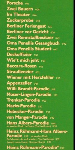 Willumeit,Günter: aus Deutschen Landen-Live Onkel Pö, Polydor(2371 523), D, 1974 - LP - Y9955 - 6,00 Euro