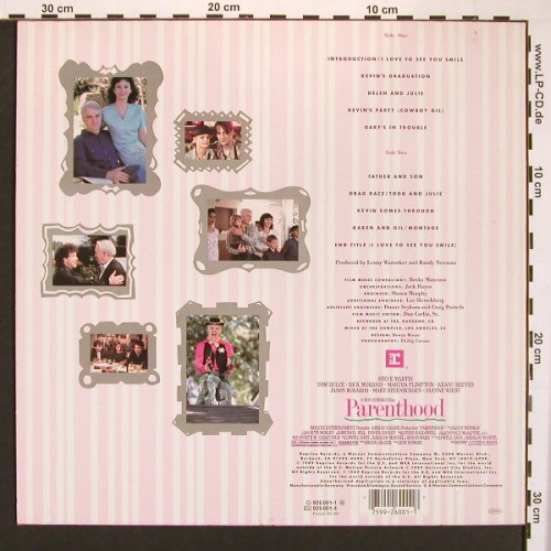 Parenthood: Music By Randy Newman, Reprise(926 001-1), D, 89 - LP - A3804 - 5,00 Euro