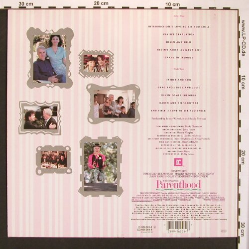 Parenthood: Music By Randy Newman, Reprise(926 001-1), D, 89 - LP - A3804 - 2,00 Euro