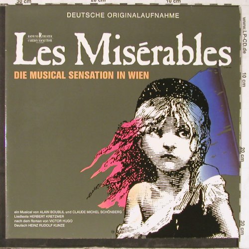 Les Miserables: Deutsche Originalaufnahme,Wien, Foc, Polydor(837 770-1), D, 1988 - 2LP - E4732 - 7,50 Euro