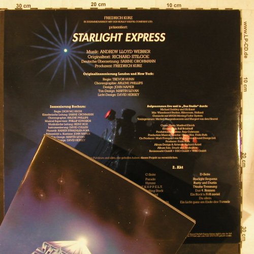 Starlight Express: Live Album Bochum, Foc,+Programm, Stella(SP SE 0101/89), D, 1989 - 2LP - E5647 - 9,00 Euro