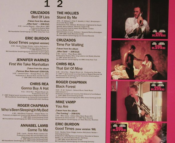 Die Katze: OST, V.A., Ariola(208 830), D, 1988 - LP - E5662 - 5,50 Euro