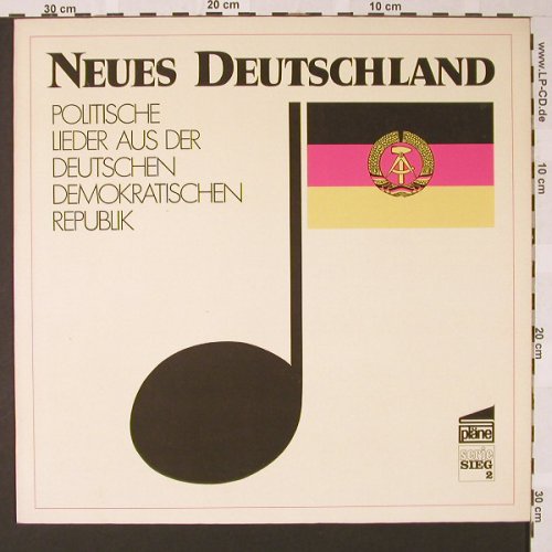V.A.Neues Deutschland: Politische Lieder aus der DDR, Pläne/Serie Sieg 2(S 88 103), DDR,  - LP - E7451 - 7,50 Euro