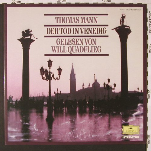 Mann,Thomas: Der Tod In Venedig, Will Quadflieg, Deutsche Gramophon(415 733-1), D, 1985 - 2LP - E7472 - 6,00 Euro