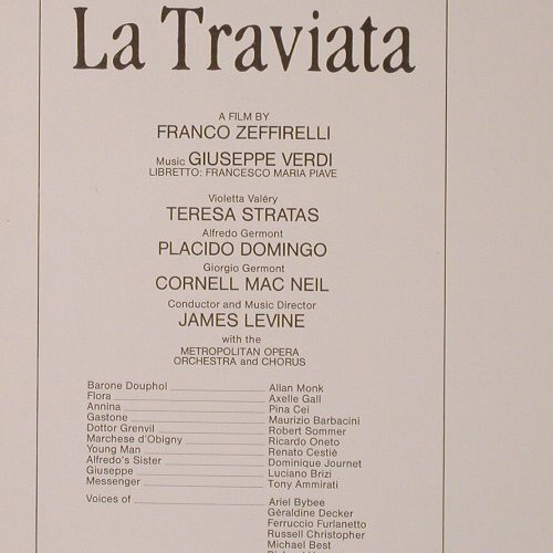 La Traviata: OST, by James Levine, Foc, WEA(25 0072-1), D, 1983 - 2LP - E8197 - 7,50 Euro
