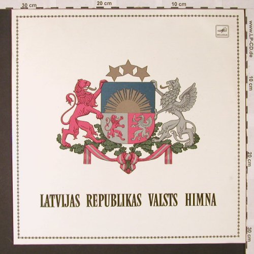 Latvijas Republicas: Valsts Himna, 2 Tr., Melodia(C10 30505 007), , 1990 - LP - E9080 - 4,00 Euro