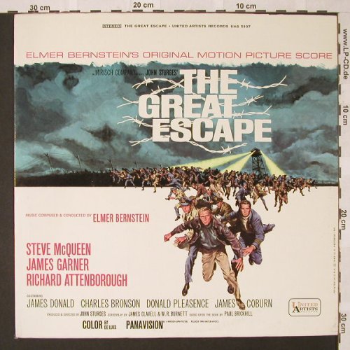 Great Escape,The: Soundtrack by Elmer Bernstein, United Artists(5107), US,  - LP - E9094 - 7,50 Euro