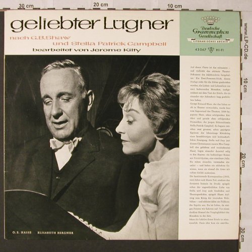Geliebter Lügner: sprech.Elisabeth Berger, O.E.Haase, D.Gr.(43 047), D,  - LP - E9899 - 6,00 Euro
