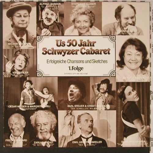 V.A.Us 50 Jahr Schwyzer Cabaret: Erfolgr. Chansons + Sketche Folge 1, Gold Sound(11 186), CH, 1984 - LP - F1707 - 9,00 Euro