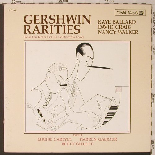 Gershwin,George: Gershwin Rarities, m-/vg+, Citadel Rec.(CT 7017), US,  - LP - F2096 - 5,50 Euro