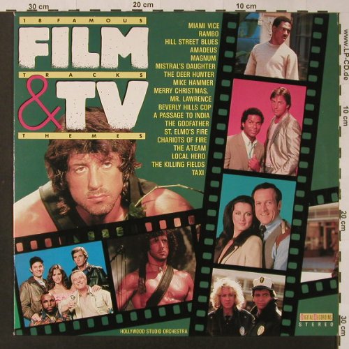 Hollywood Studio Orchestra: 18 Famous Film & TV Themes, Laser(26018), D,  - LP - F3039 - 5,00 Euro