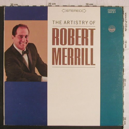 Merrill,Robert: The Artistry of, Everest Records(3231), US,  - LP - F6932 - 7,50 Euro