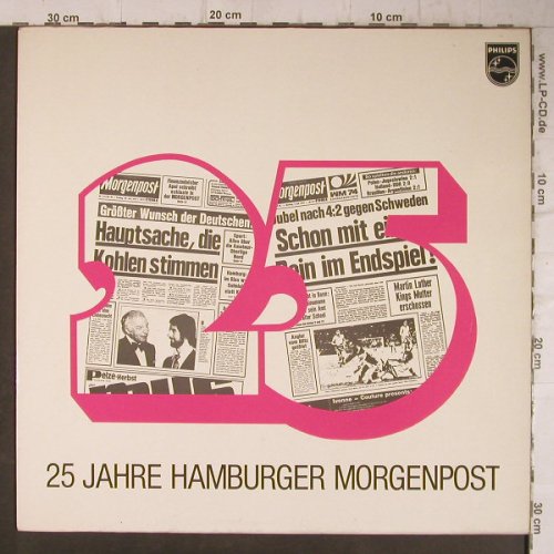 V.A.25 Jahre Hamburger Morgenpost: Hans-Arno Simon...Rolf Anker, Philips(6830 174), D, 1974 - LP - F7821 - 4,00 Euro