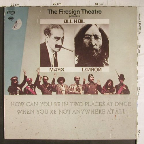 Firesign Theatre: How can you be in two places..,Foc, Columbia(PC 9884), US,vg+/vg+,  - LP - F8760 - 7,50 Euro