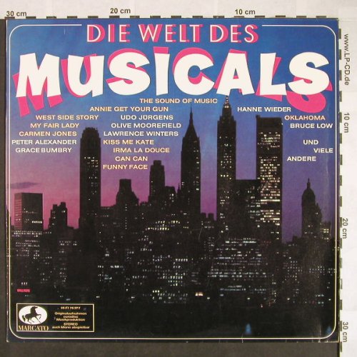 V.A.Die Welt Des Musicals: Alexander,Brumbry,Görne,Udo Jürgens, Mercato(76 377), D, 1977 - LP - F9722 - 6,00 Euro
