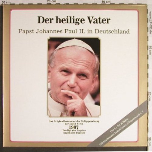 Der heilige Vater: Papst Joh. Paul II in Deutschland, Titan(T 2 587 046), D, 1987 - 2LP - H1494 - 9,00 Euro