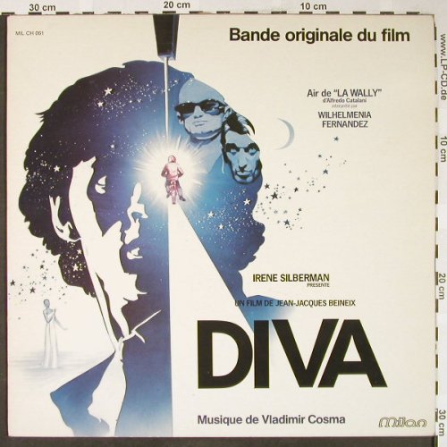 DIVA: Music of Vladimir Cosma, MILAN(A 120 061), CH, 1985 - LP - H1791 - 7,50 Euro