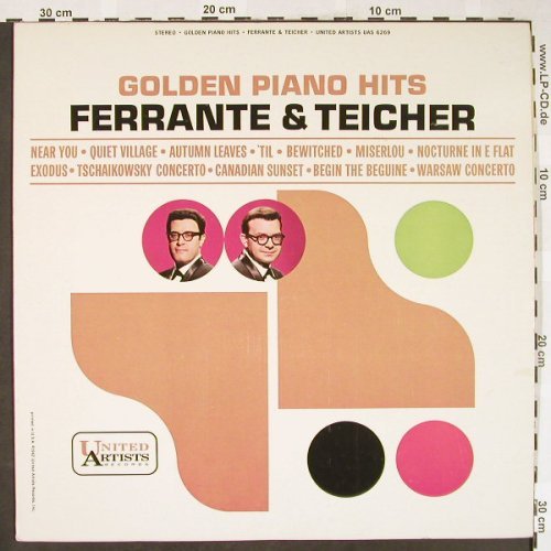 Ferrante & Teicher: Golden Piano Hits, UA(UAS 6269), US, 1963 - LP - H1850 - 12,50 Euro