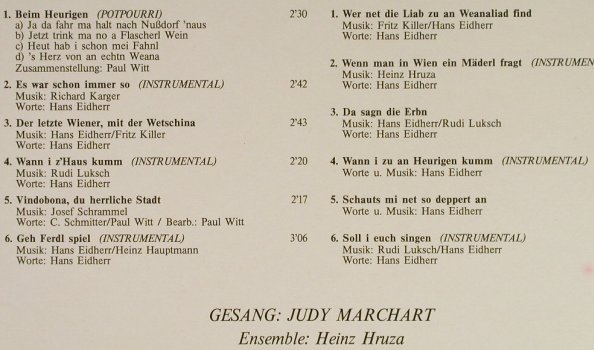 Marchart,Judy: In Grinzing/Die Messalina von Wien, Earl(EL 76018), A, m-/vg+, 1976 - 2LP - H2095 - 9,00 Euro