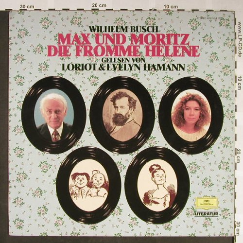 Busch,Wilhelm: Max und Moritz/Die fromme Helene, D.Gr. Literatur(429 210-1), D, 1989 - LP - H2106 - 7,50 Euro