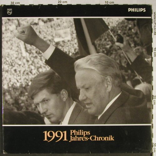 V.A.Philips Jahres-Chronik 1991: O-Töne, Foc, Philips,IIA1991(434 701-1), D,Booklet, 1991 - LP - H2285 - 5,00 Euro