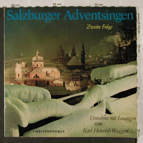 V.A.Salzburger Adventsingen 2: Umrahmt m.Lesungen v.Karl H.Waggerl, Christophorus(CGLP 75 852), D,vg+/vg+,  - LP - H2985 - 5,00 Euro