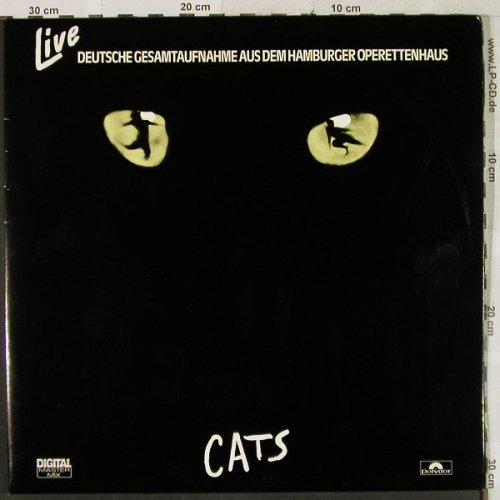 Cats: Deut.ges.Aufn.a.d.HH.Operettenh.,Ri, Polydor(831 092-1), D, Ri, 1986 - 2LP - H3471 - 9,00 Euro