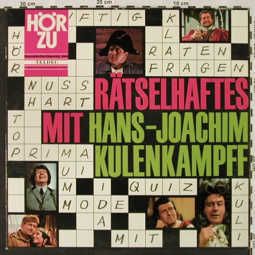 Kulenkampff,Hans-Joachim: Rätselhaftes mit, HörZu / Teldec(SHZT 542), D,  - LP - H4911 - 14,00 Euro