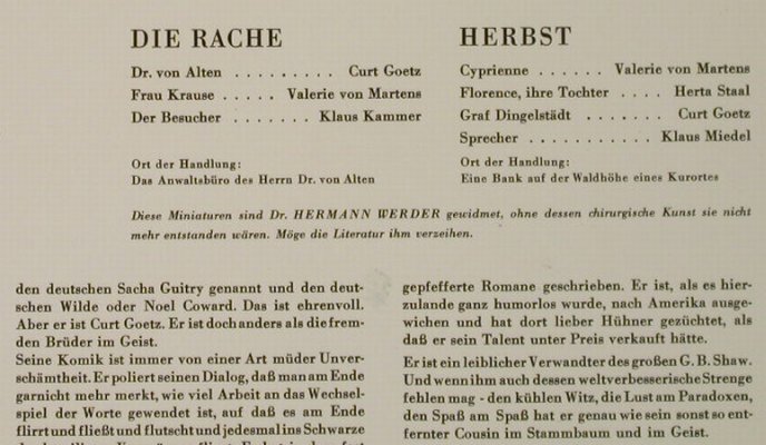 Goetz,Curt & Valerie von Martens: Heiter und Besinnlich Folge 9,stoc, EMI / Electrola(C 063-28 511), D,  - LP - H4920 - 6,00 Euro