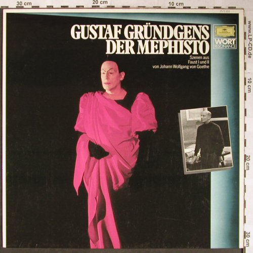 Gründgens,Gustav: Der Mephisto, D.Gr.(2571 103), D, 1980 - LP - H5461 - 5,00 Euro