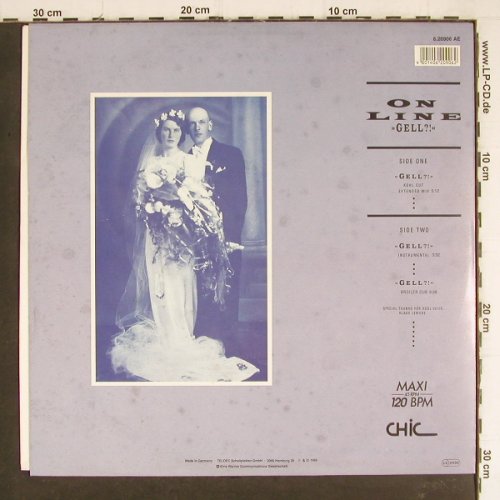 Online: Gell?!*3,Kohl Cut/Instr./BroilerDub, Chic(6.20906 AE), D, 1988 - 12inch - H5537 - 1,00 Euro