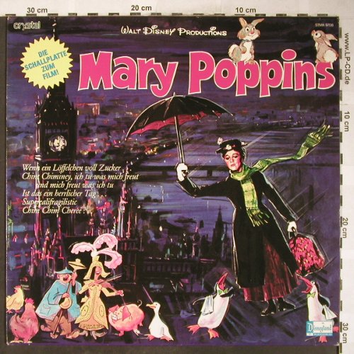 Mary Poppins: Walt Disney's,i.deutsch,Filmfassung, Disneyland/Crystal(STMA 9708), D, 1973 - LP - H6094 - 9,00 Euro
