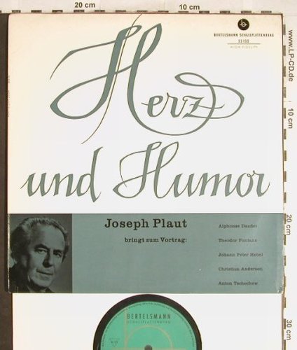 Plaut,Joseph: Herz und Humor- bringt zum Vortrag, Bertelsmann(53 132), D,  - 10inch - H6171 - 7,50 Euro