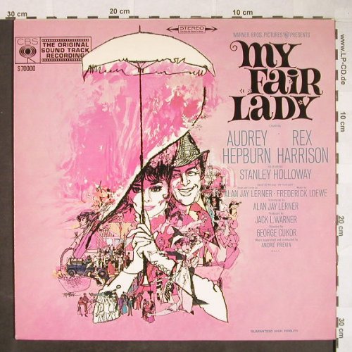My Fair Lady: A.Hepburn,R.Harrison, OST recording, CBS(S 7000 0), NL, Ri, 1964 - LP - H63 - 5,00 Euro