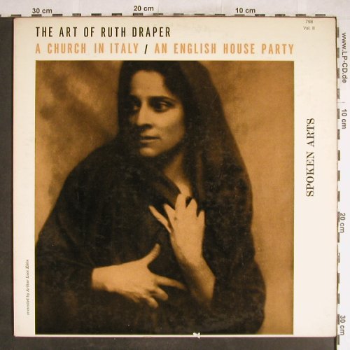 Draper,Ruth: The Art of,A Church in Italy..., Spoken Arts(SA 798 Vol.II), US,vg+/vg+,  - LP - H6825 - 5,00 Euro