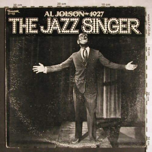 Jolson,Al  - 1927: The Jazz Singer, Foc, vg+/vg+, Sountrak(ST-102), US, 1974 - 2LP - H7839 - 5,00 Euro