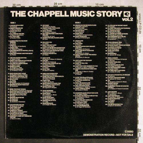 V.A.The Chappell Music Story Vol.2: Demo Record, 225 Tr. snippets, Chappell(C11580), US, Foc, 1980 - 2LP - H8041 - 6,00 Euro