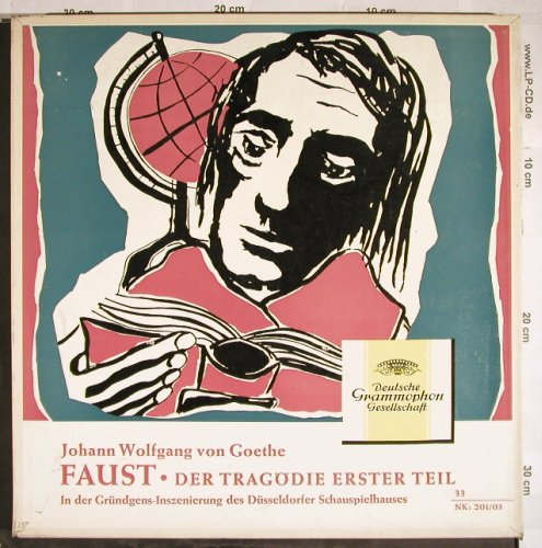 Faust - Goethe: Der Tragödie erster Teil, Box, D.Gr.(NK: 201/03), D, 1964 - 3LP - H8198 - 12,50 Euro