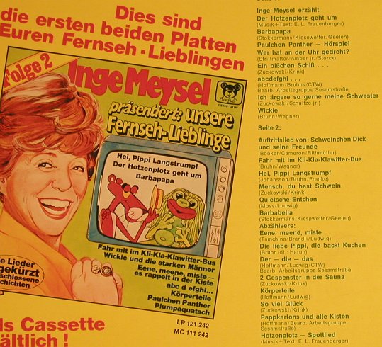 Meysel,Inge  präsentiert: Unsere Fernseh Lieblinge,Folge 3, Für Dich(121 270), D, 1976 - LP - H8837 - 4,00 Euro