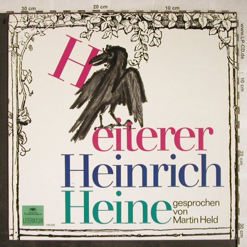 Heine,Heinrich: Heiterer,gespr.v. Martin Held, D.Gr. Literatur(140 029), D, 1968 - LP - H9121 - 7,50 Euro