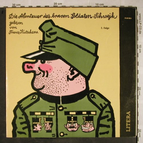 Hasek,Jaroslav: Die Abenteuer des braven Soldaten S, Litera, Ri(8 60 003), DDR,Vol.2, 1971 - LP - H9352 - 5,00 Euro